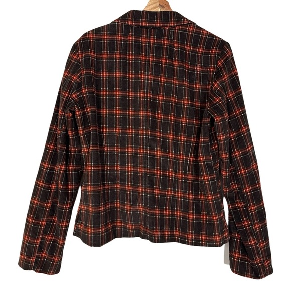 Vintage Y2K Delia’s Plaid Blazer Jacket | Size XL | Y2K Grunge Preppy Mall Goth - Picture 3 of 13